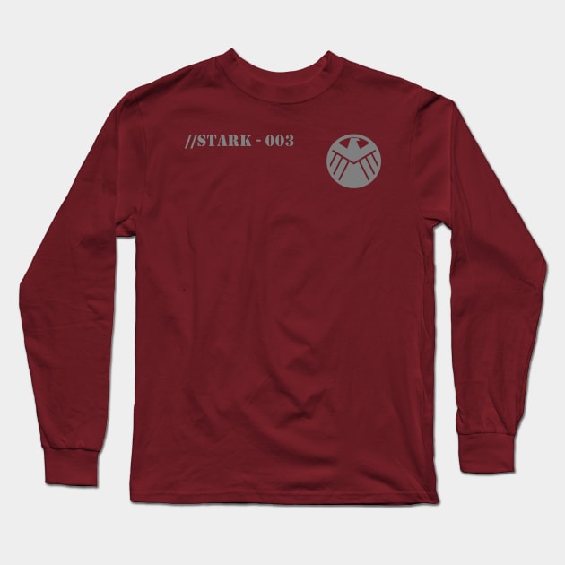 SHIELD TEE STARK Long Sleeve T-Shirt by Super T's